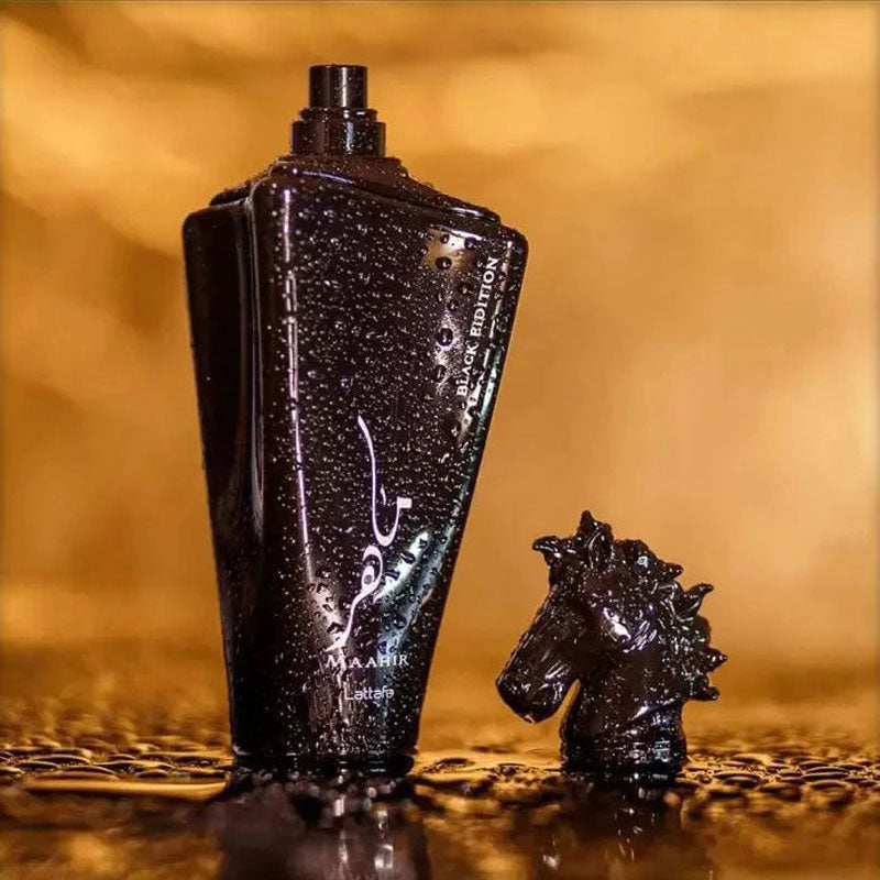 Lattafa MAAHIR Black, 100 ml unisex EDP perfume for men and women, Arabic Dubai Fragrance