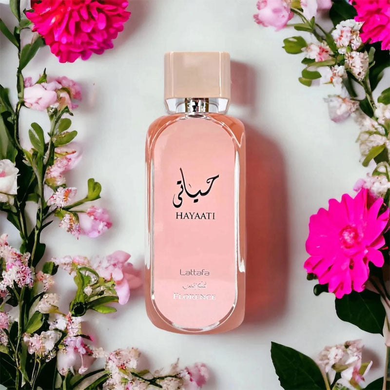 Lattafa HAYATI FLORENCE , 100 ml edp for Women, Premium quality Dubai Arabic perfume