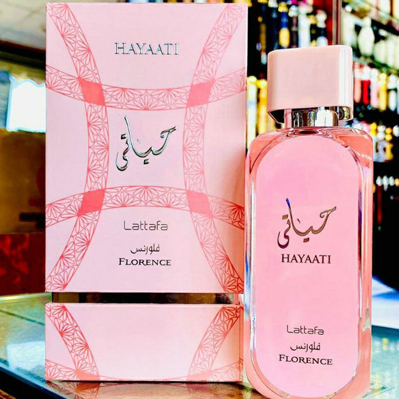 Lattafa HAYATI FLORENCE , 100 ml edp for Women, Premium quality Dubai Arabic perfume