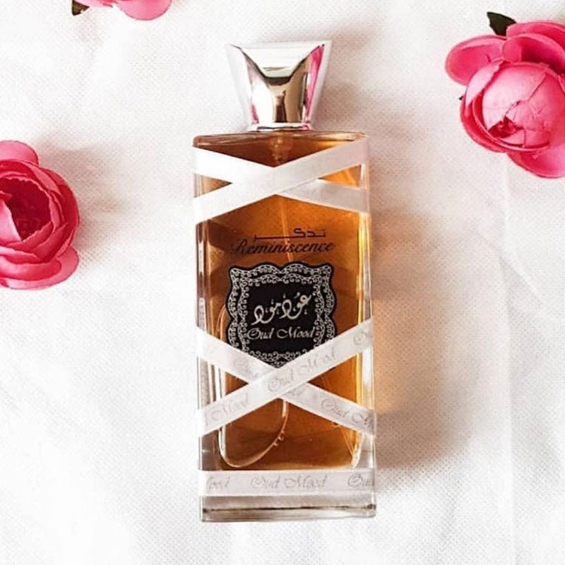 Lattafa Original refreshing OUD MOOD REMINISCENE perfume for Unisex, Premium quality Dubai Arabic fragrance edp - 100 ml
