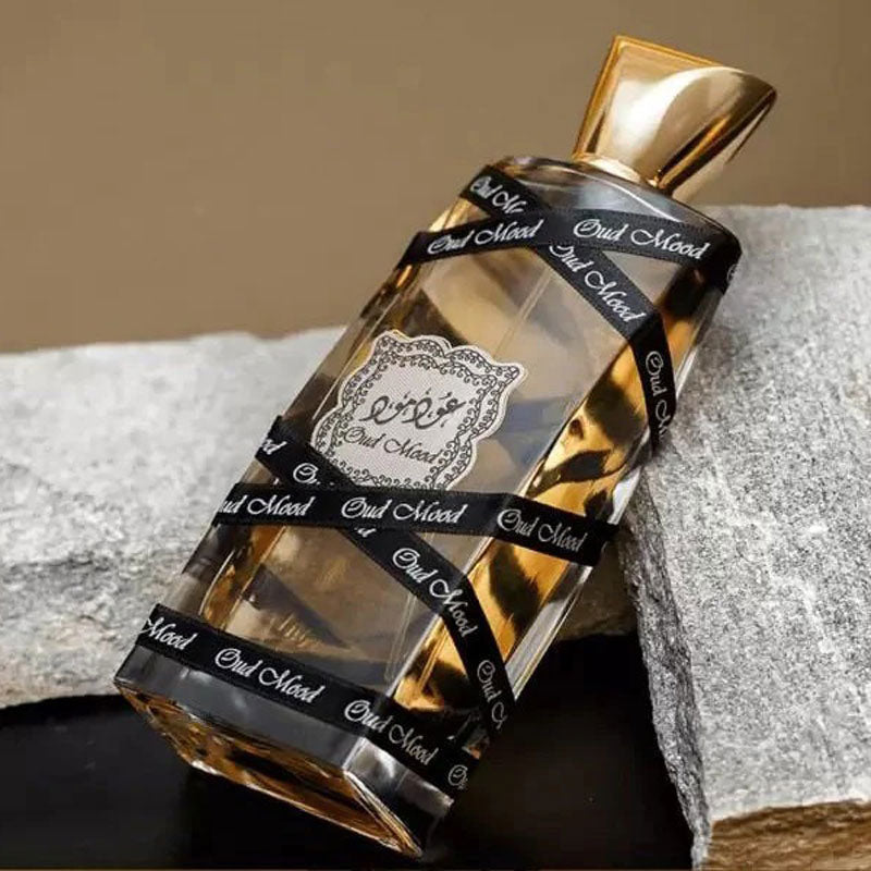 Lattafa OUD MOOD, 100 ml unisex EDP perfume for men and women, Arabic Dubai Fragrance