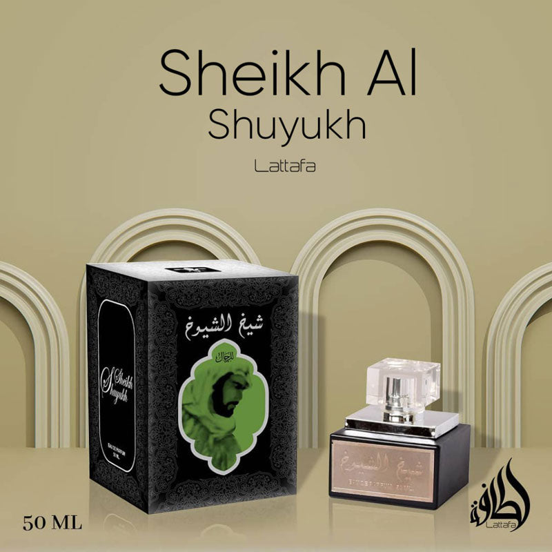 Lattafa SHEIKH AL SHUYUKH , 50 ml edp for Unisex, Premium quality Dubai Arabic perfume
