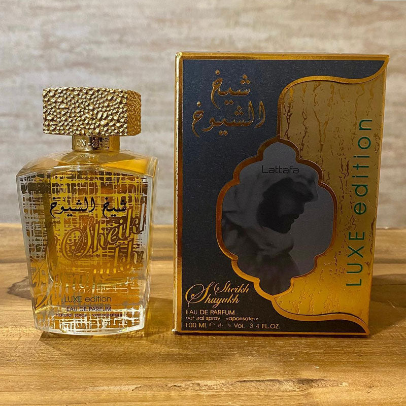 Lattafa SHEIKH AL SHUYUKH LUXE , 100 ml edp for Unisex, Premium quality Dubai Arabic perfume