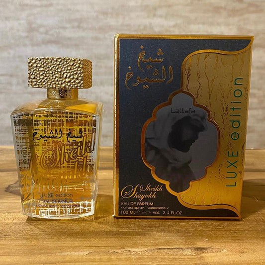 Lattafa SHEIKH AL SHUYUKH LUXE , 100 ml edp for Unisex, Premium quality Dubai Arabic perfume