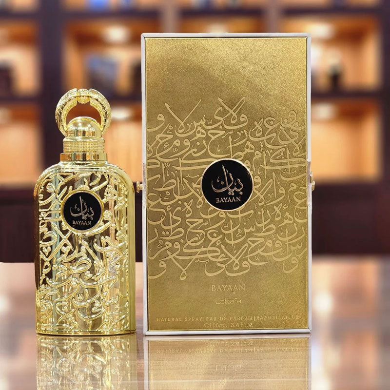 Lattafa Original refreshing perfume BAYAAN for Unisex, Premium quality Dubai Arabic fragrance edp - 100 ml