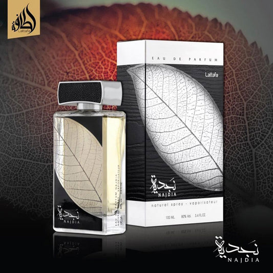 Lattafa Original refreshing NAJDIA perfume for Unisex, Premium quality Dubai Arabic fragrance edp - 100 ml