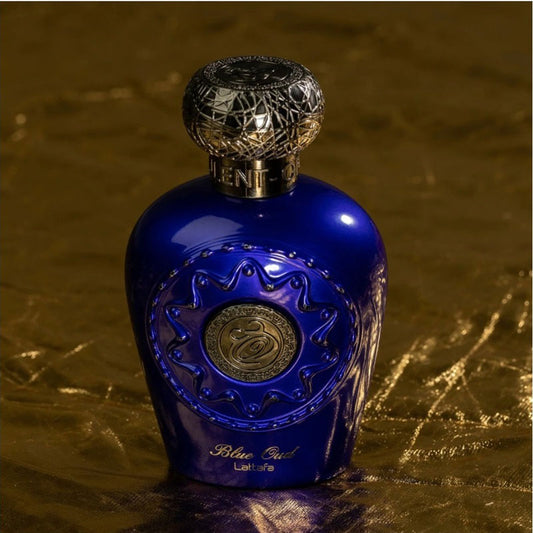 Lattafa BLUE OUD, 100 ml unisex EDP perfume for men and women, Arabic Dubai Fragrance