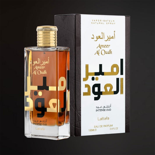 Lattafa AMEER AL OUD Intense, 100 ml EDP perfume for men and women, Arabic Dubai Fragrance