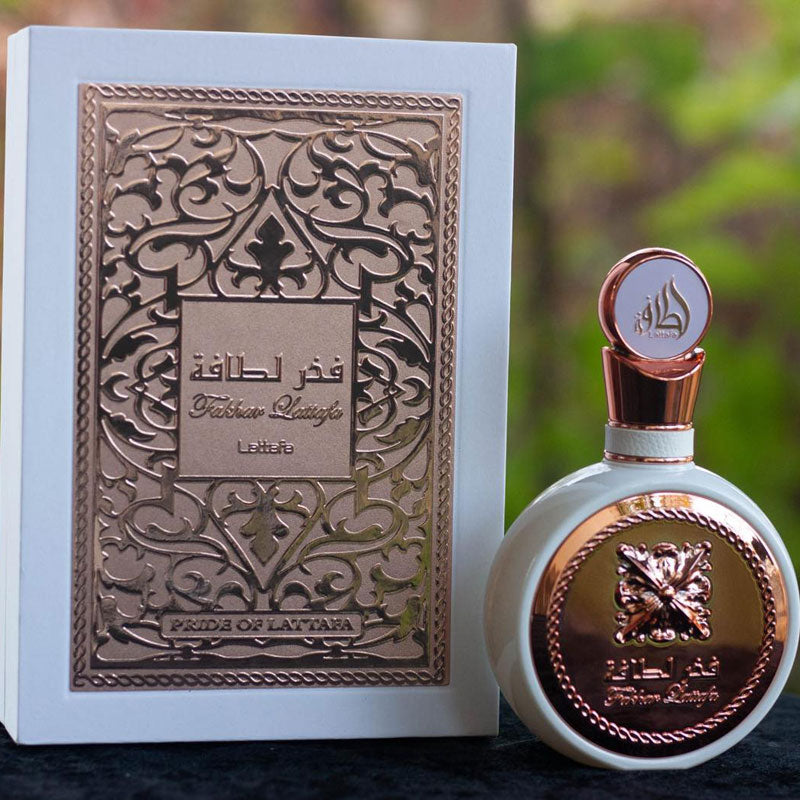 FAKHAR LATTAFA Rose Gold , 100 ml EDP perfume for women, Arabic Dubai Fragrance