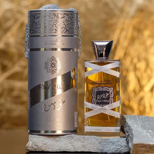Lattafa Original refreshing OUD MOOD REMINISCENE perfume for Unisex, Premium quality Dubai Arabic fragrance edp - 100 ml