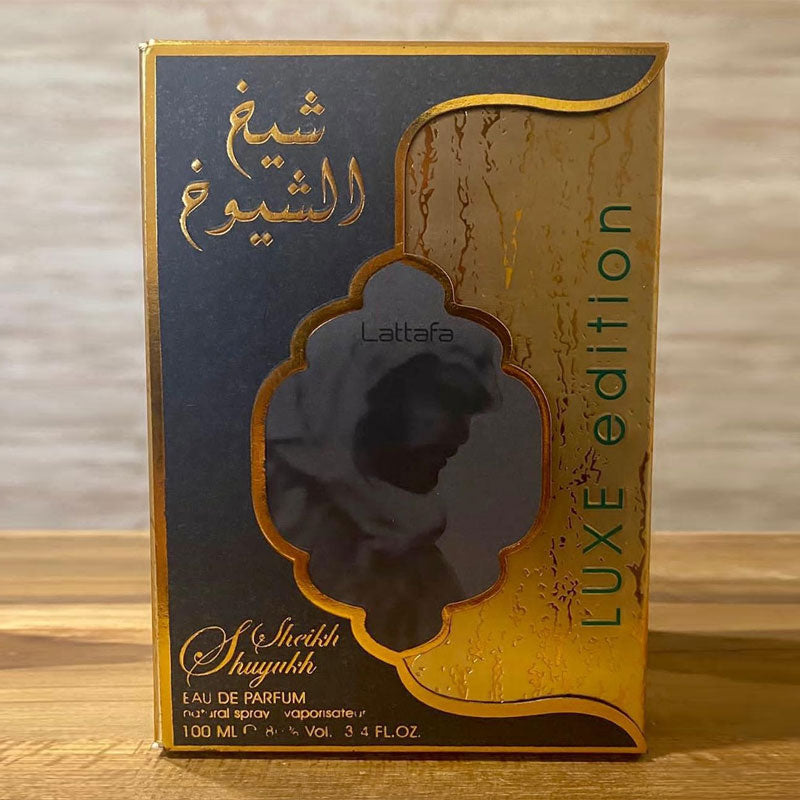 Lattafa SHEIKH AL SHUYUKH LUXE , 100 ml edp for Unisex, Premium quality Dubai Arabic perfume