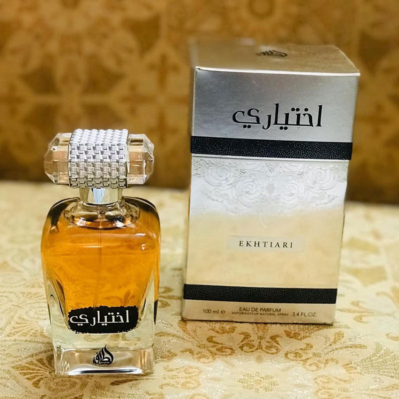 Lattafa EKHTIARI, 100 ml unisex EDP perfume for men and women, Arabic Dubai Fragrance