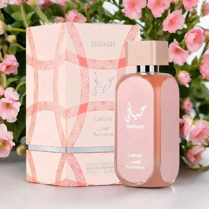 Lattafa HAYATI FLORENCE , 100 ml edp for Women, Premium quality Dubai Arabic perfume