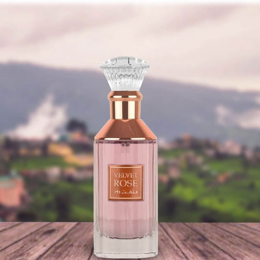Lattafa Original refreshing VELVET ROSE perfume, for Women, Premium quality Dubai Arabic fragrance edp - 100 ml