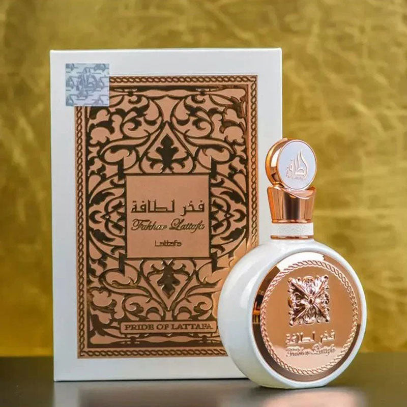 FAKHAR LATTAFA Rose Gold , 100 ml EDP perfume for women, Arabic Dubai Fragrance