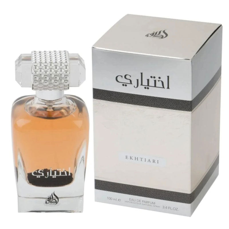 Lattafa EKHTIARI, 100 ml unisex EDP perfume for men and women, Arabic Dubai Fragrance