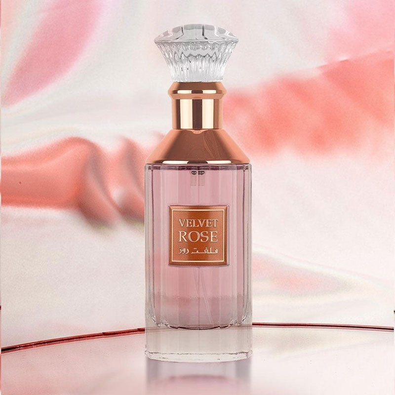 Lattafa Original refreshing VELVET ROSE perfume, for Women, Premium quality Dubai Arabic fragrance edp - 100 ml