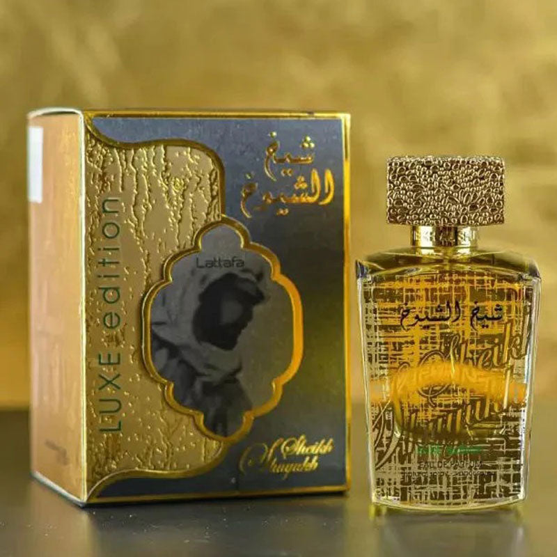 Lattafa SHEIKH AL SHUYUKH LUXE , 100 ml edp for Unisex, Premium quality Dubai Arabic perfume