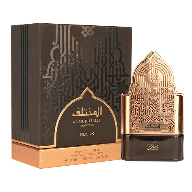 Nusuk AL MUKHTALIF SIGNATURE, 100 ml extrait de parfum for Men, original dubai arabic perfume spray