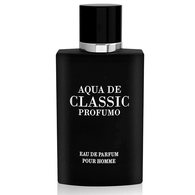 AQUA DE CLASSIC HOMME BLACK by Fragrance World, 80 ml edp for Men, original dubai arabic perfume spray