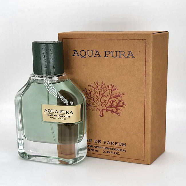 AQUA PURA by Fragrance World, 70 ml edp for Men & Women, original dubai arabic perfume spray