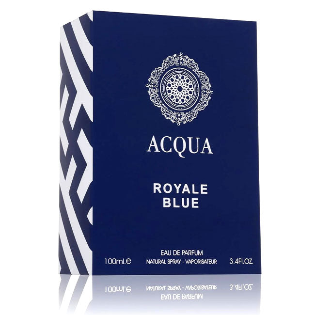 ACQUA ROYAL BLUE by Fragrance World, 100 ml edp for Men & Women, original dubai arabic perfume spray