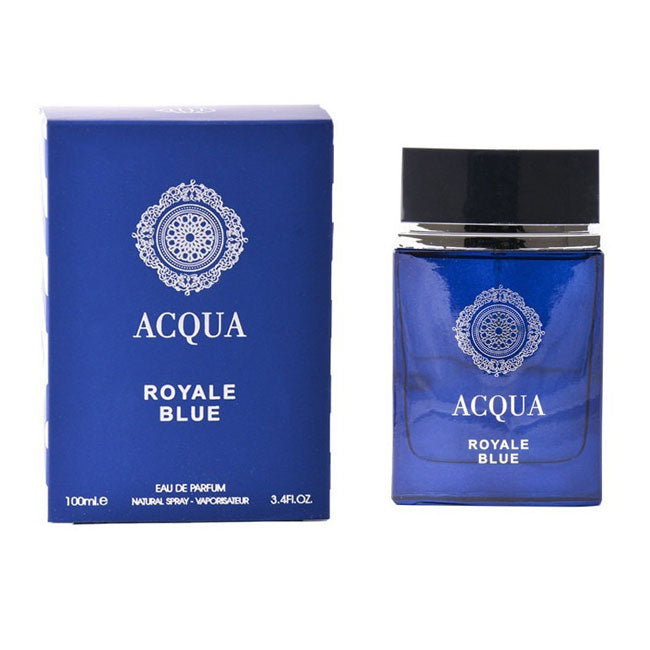 ACQUA ROYAL BLUE by Fragrance World, 100 ml edp for Men & Women, original dubai arabic perfume spray