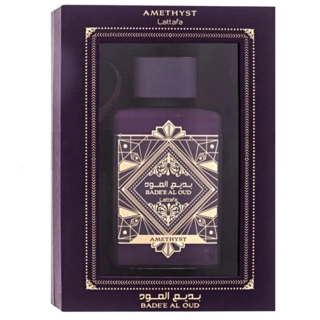 Lattafa BADEE AL OUD AMETHYST, 100 ml edp for Men & Women, original arabic perfume spray