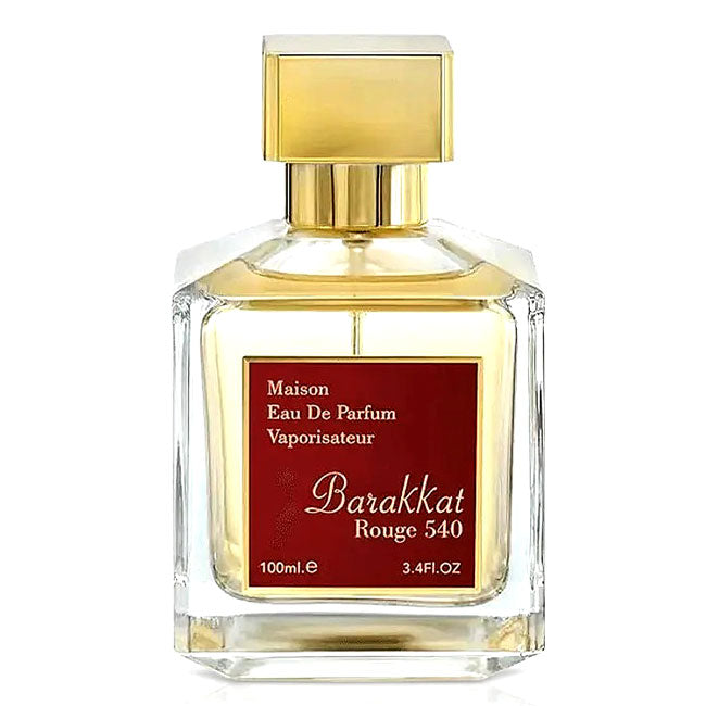 BARAKKAT ROUGE 540 by Fragrance World, 100 ml edp for Men & Women, original dubai arabic perfume spray