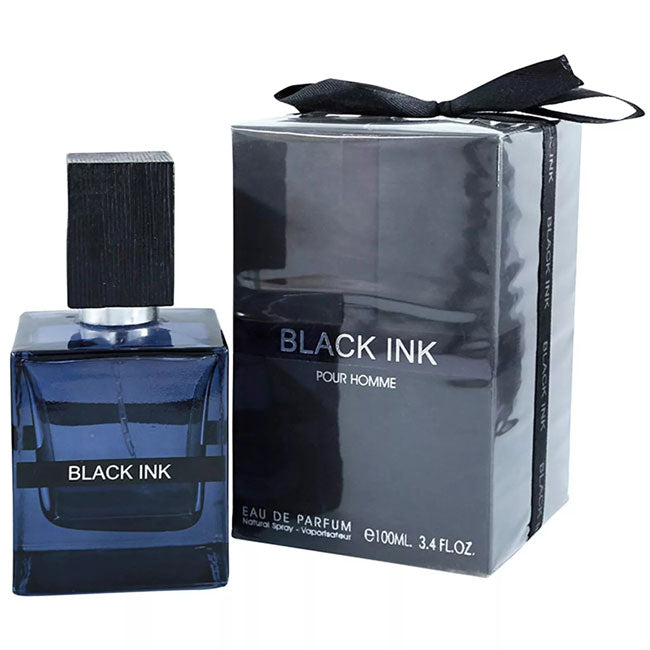 BLACK INK POUR HOMME by Fragrance World, 100 ml edp for Men, original dubai arabic perfume spray