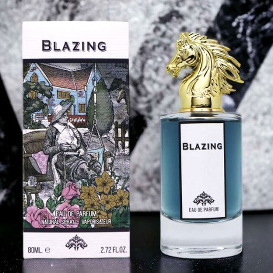 BLAZING by Fragrance World, 80 ml edp for Men & Women, original dubai arabic perfume spray
