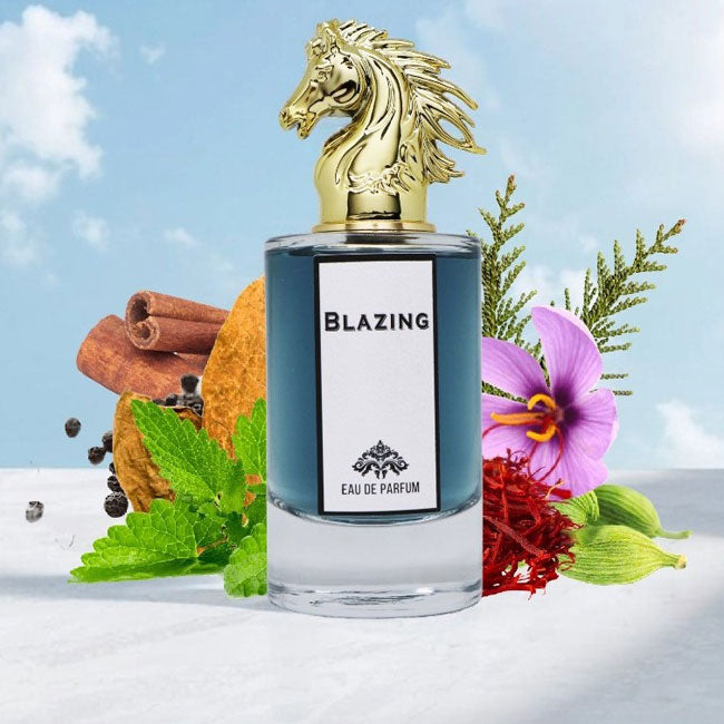 BLAZING by Fragrance World, 80 ml edp for Men & Women, original dubai arabic perfume spray