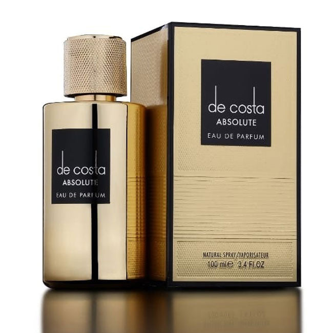 DE COSTA ABSOLUTE by Fragrance World, 100 ml edp for Men & Women, original dubai arabic perfume spray