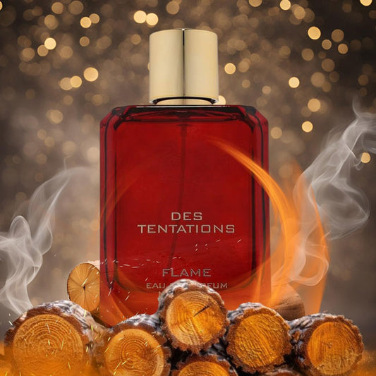 DES TENTATIONS FLAME by Fragrance World, 100 ml edp for Men & Women, original dubai arabic perfume spray