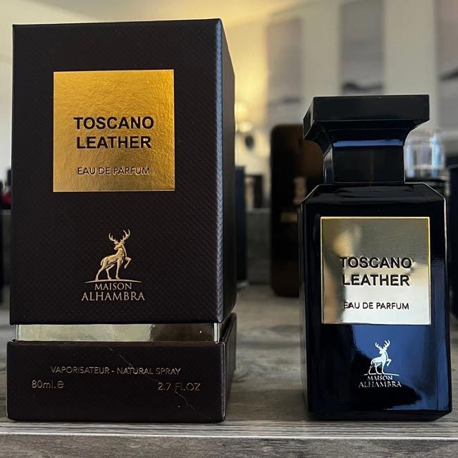 Maison Alhambra TOSCANO LEATHER, 80 ml edp for Men & Women, original arabic perfume spray