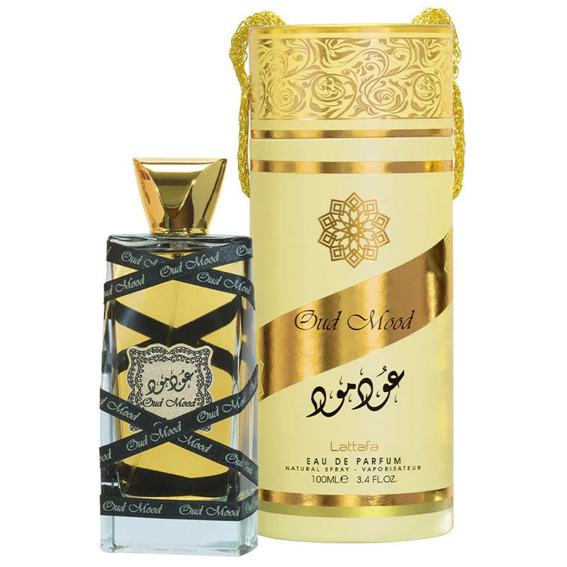 Lattafa OUD MOOD, 100 ml unisex EDP perfume for men and women, Arabic Dubai Fragrance