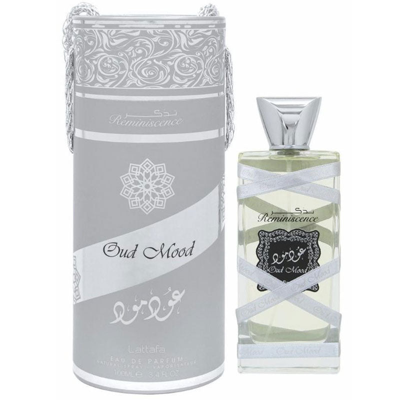 Lattafa Original refreshing OUD MOOD REMINISCENE perfume for Unisex, Premium quality Dubai Arabic fragrance edp - 100 ml