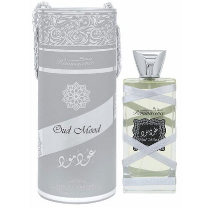 Lattafa Original refreshing OUD MOOD REMINISCENE perfume for Unisex, Premium quality Dubai Arabic fragrance edp - 100 ml
