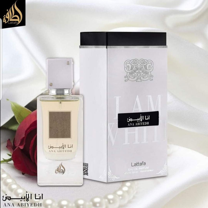 Lattafa ANA ABIYEDH, 60 ml unisex EDP perfume for men and women, Arabic Dubai Fragrance