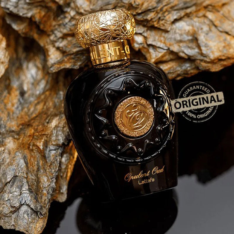 Lattafa OPULENT OUD, 100 ml unisex EDP perfume for men and women, Arabic Dubai Fragrance