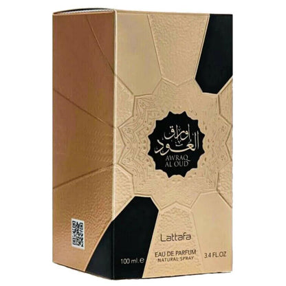 Lattafa Original refreshing perfume AWRAQ AL OUD for Unisex, Premium quality Dubai Arabic fragrance edp - 100 ml