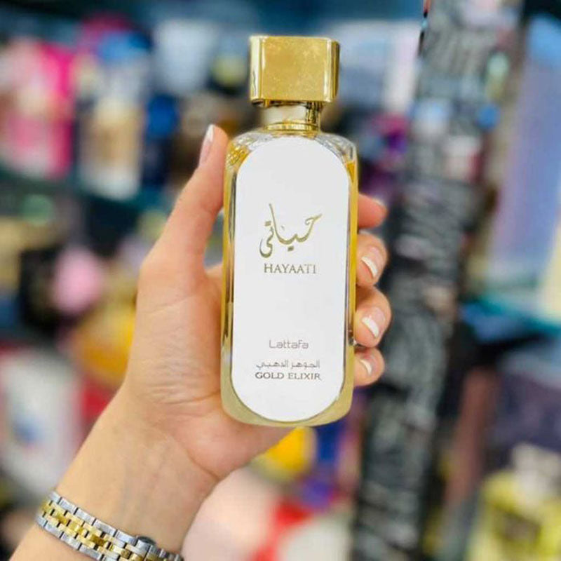 Lattafa HAYAATI Gold, 100 ml unisex EDP perfume for men and women, Arabic Dubai Fragrance