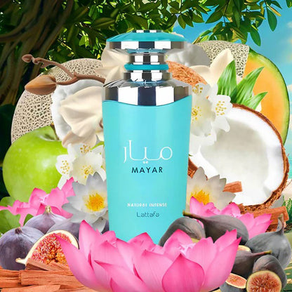 Lattafa MAYAR INTENSE perfume, for Unisex, Premium quality Dubai Arabic fragrance edp - 100 ml