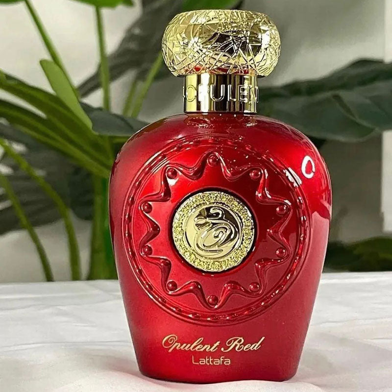 Lattafa OPULENT RED, 100 ml unisex EDP perfume for men and women, Arabic Dubai Fragrance