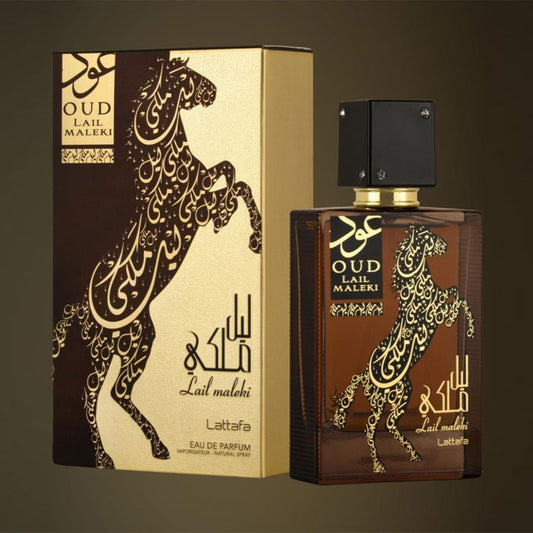 Lattafa LAIL MALEKI, 100 ml unisex EDP perfume for men and women, Arabic Dubai Fragrance
