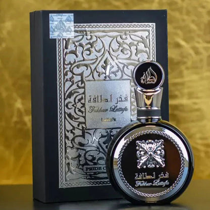 FAKHAR LATTAFA Black , 100 ml EDP perfume for men, Arabic Dubai Fragrance