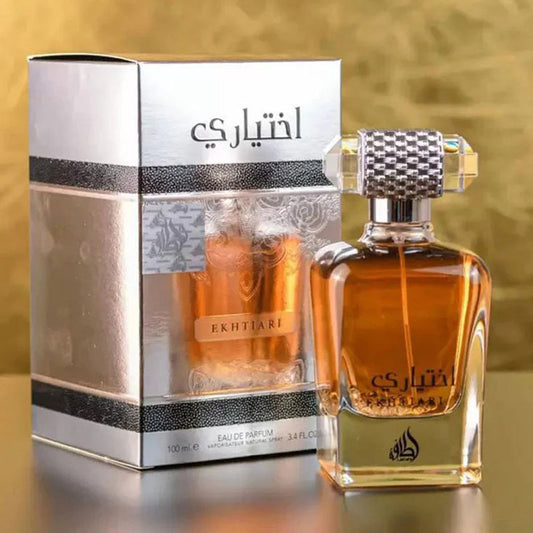 Lattafa EKHTIARI, 100 ml unisex EDP perfume for men and women, Arabic Dubai Fragrance