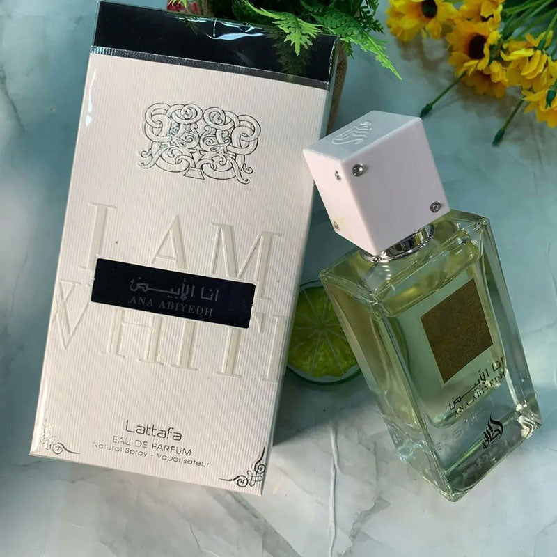Lattafa ANA ABIYEDH, 60 ml unisex EDP perfume for men and women, Arabic Dubai Fragrance