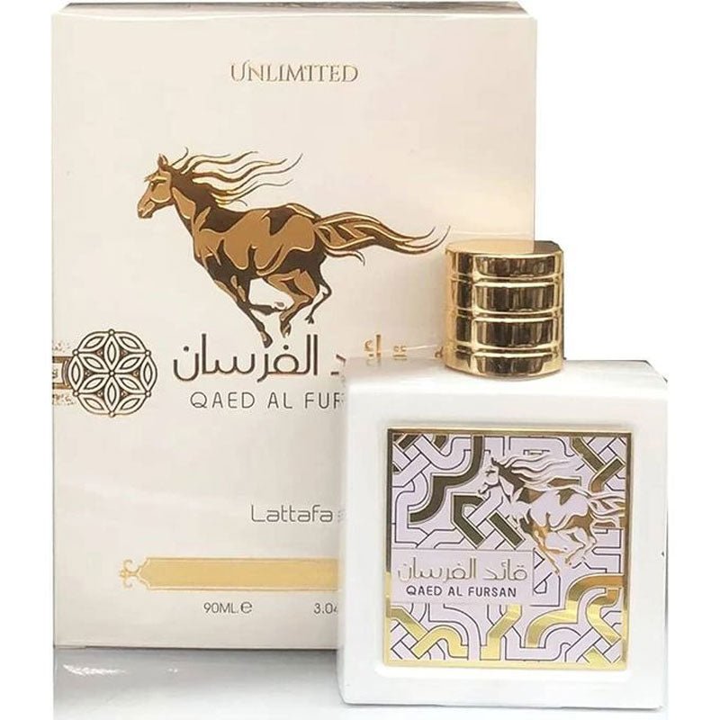Lattafa QAED AL FURSAN UNLIMITED WHITE perfume, for Unisex, Premium quality Dubai Arabic fragrance edp - 100 ml