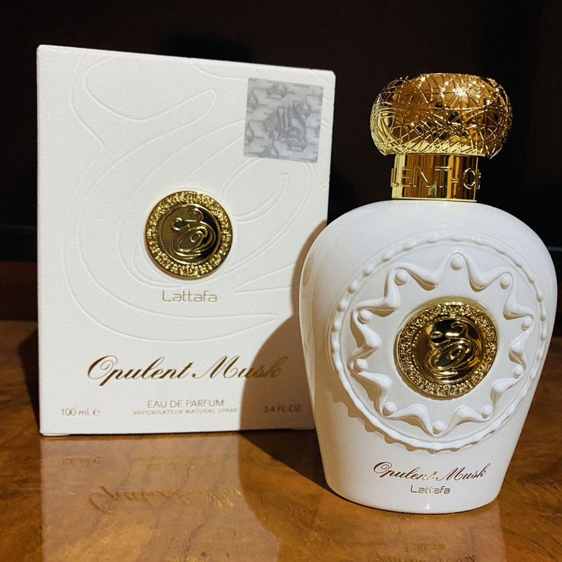 Lattafa OPULENT MUSK, 100 ml unisex EDP perfume for men and women, Arabic Dubai Fragrance